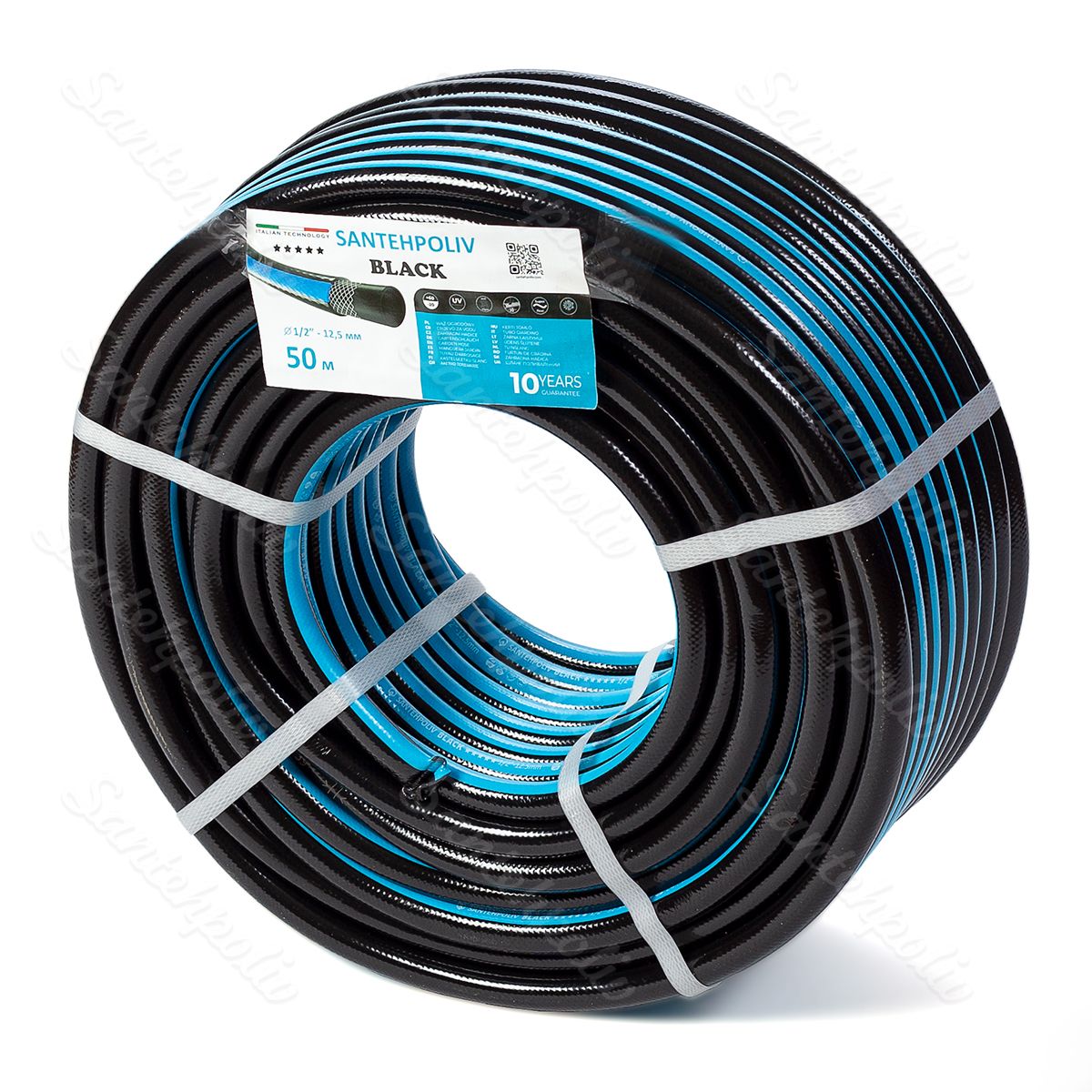 Шланг для поливу - Серія BLACK, 1/2", 50 м