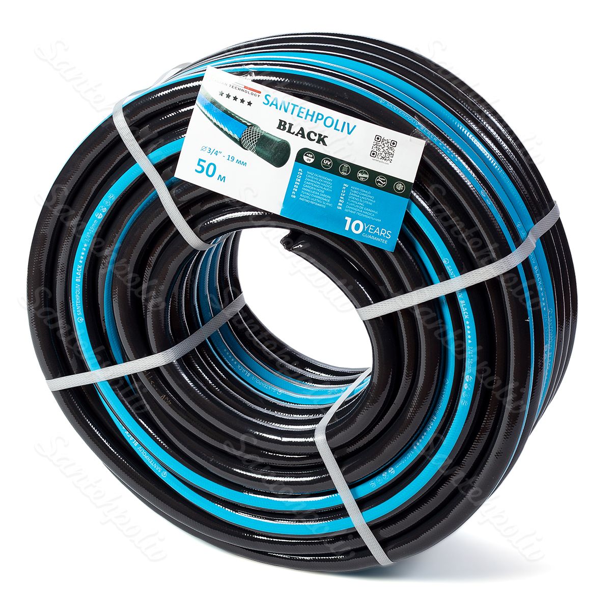 Шланг для поливу - Серія BLACK, 3/4", 50 м